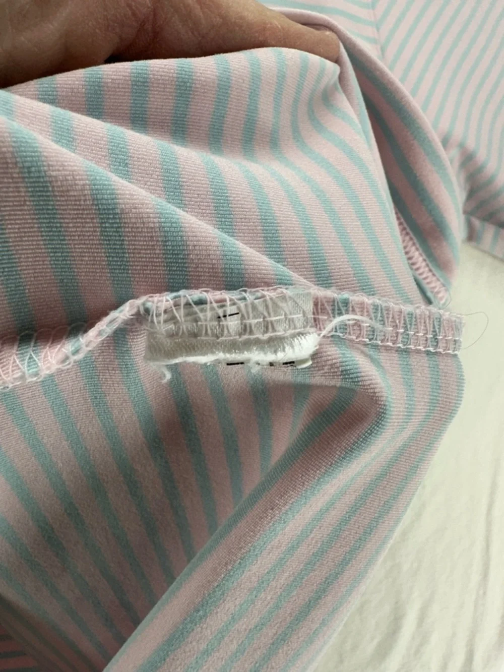 Mizzen & Main Phil Mickelson Polo Shirt Short Sleeve 2XL Light Blue‎ Pink Stripe